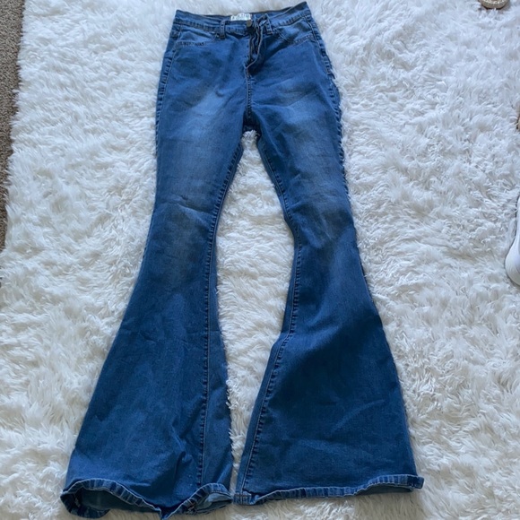 Denim Flare Jeans - Picture 1 of 4